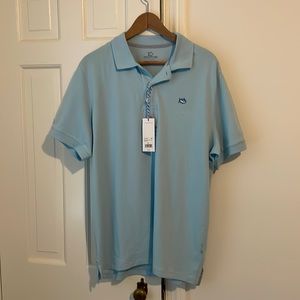 Mens Southern Tide light blue polo shirt